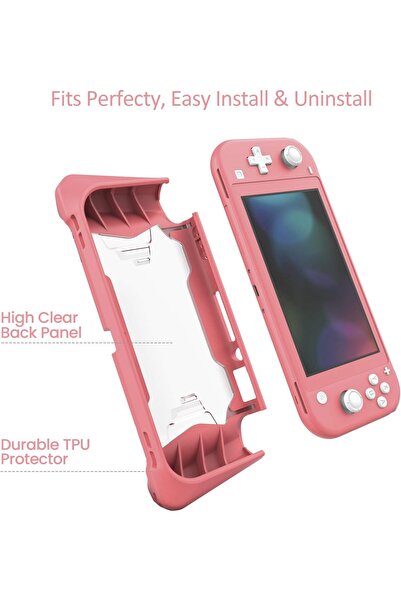 erorex حافظة حماية لجهاز نينتندو سويتش لايت 2019، متينة ومضادة للانزلاق ومقاومة للصدمات، مع قبضة مريحة