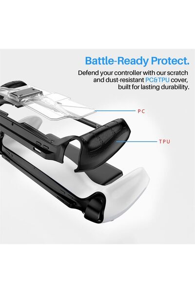 erorex جراب متوافق مع جهاز بلاي ستيشن بورتال مع مسند وغطاء واقٍ ناعم من مادة TPU مقاوم للصدمات بدرجة عسكرية