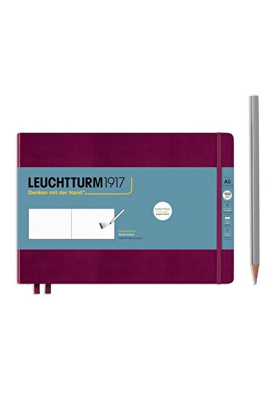Leuchtturm1917 Landspace Port Red A5 defter