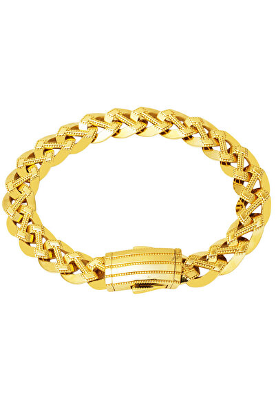 Bilezikci Torino 14 Ayar Altın İtalyan Gurmet Bileklik