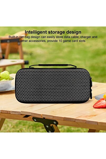 erorex حقائب تخزين وحدة تحكم الألعاب Switch2 Eva ذات الغلاف الصلب وحقيبة تخزين يدوية محمولة بتصميم يدوي