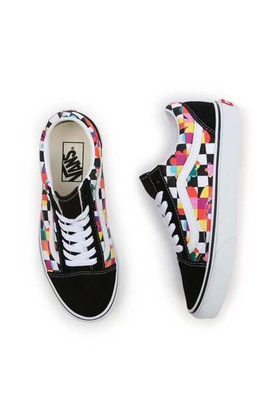 Vans Tenisi Old Skool Floral Checkerboard