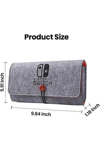 erorex Switch Carrying Case Nintendo Switch Oled Model 2021 & Switch 2017 Hard Shell Portable Cover
