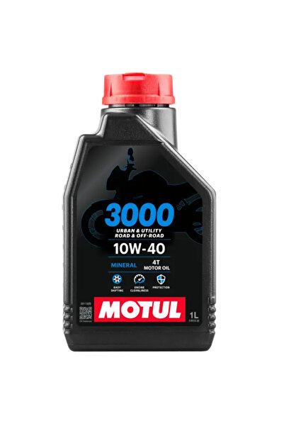 Motul (Üretim Yılı : 2025 )MOTUL 3000 10W-40 4T 1Lt