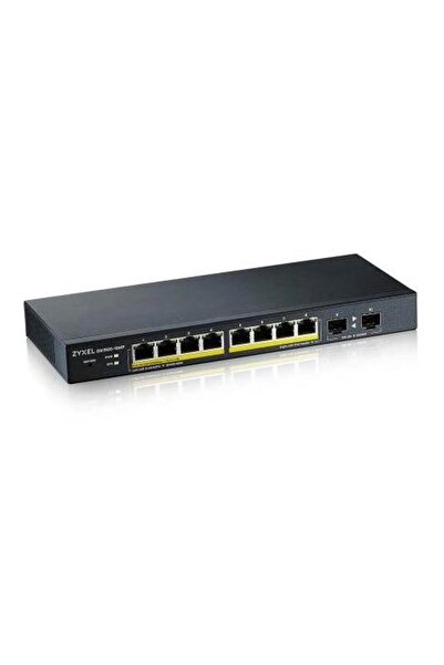 ZyXEL Switch GS1900-10HP-EU0102F, Smart Managed, Layer 2, POE, 8 Gigabit, 70 W, Fanless