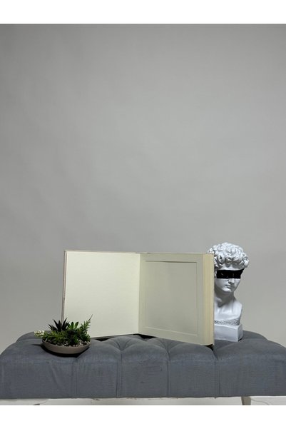 Mineola Cream Suede Photo Album (Wedding Album)