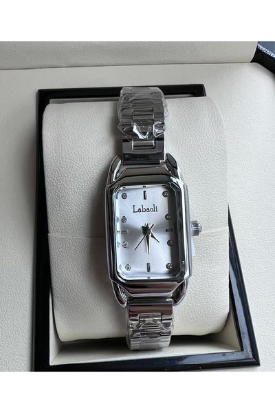 Youtrico Labaoli women's wristwatch,simple and stylish square watch,indexes set with diamonds