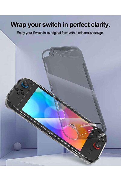 erorex Clear Protective Case Nintendo Switch 2 2025 Soft Tpu Cover Full Body Protection Shock Absorption