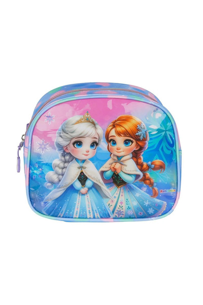 Genel Markalar Elsa Figürlü İlkokul Sırt Çantası Beslenme Çantası Kalemlik Üçlü Takım