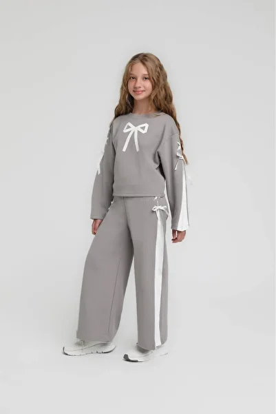 Elabutik Girl's 36082 2'Yarn Sweat-Pants Set
