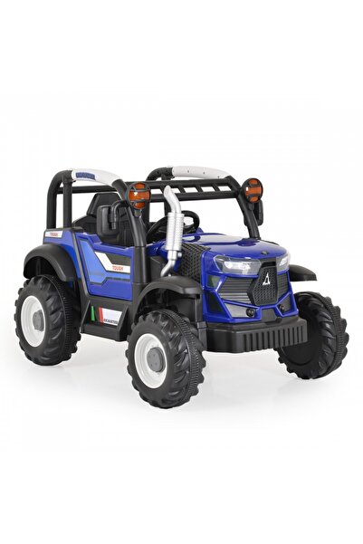 Moni Tractor electric 12V pentru copii,cu telecomanda parinti,deschidere usi,roti rezistente,3 viteze,fun