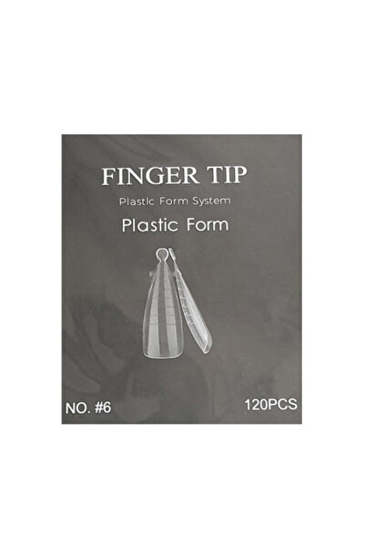 Total Pro Beauty Reusable Stiletto Tips No.6 for Gel and PolyGel 120 pcs