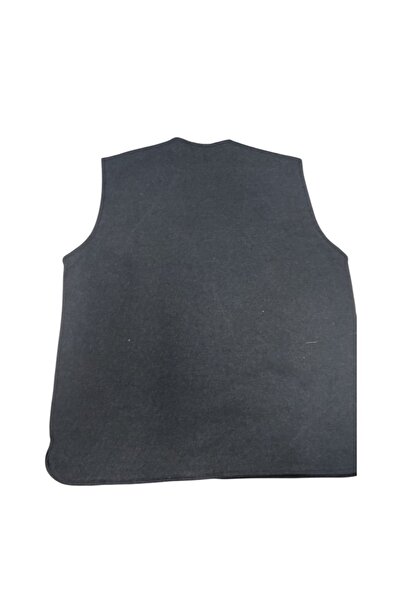 BYBEYEMS GİYİM Gray V-Necklace Cashmere Men's Vest