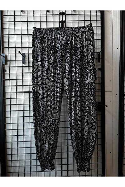 Valdora Kadın Çiçek Desenli Örme Sosyete Şalvar Pantolon