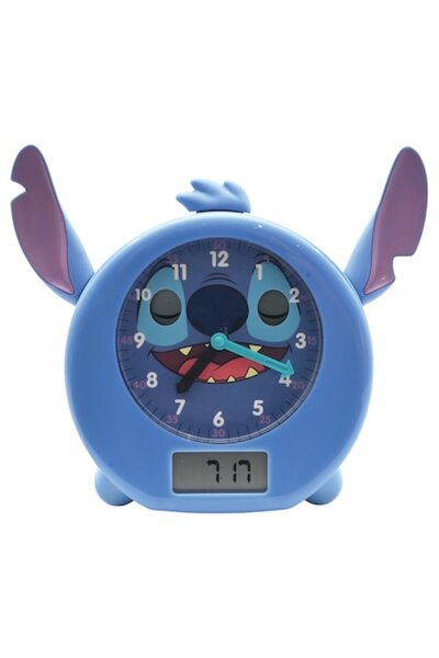 LEXIBOOK Disney Stitch Alarm Clock - A Friend for Easy Sleep