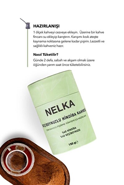 NELKA Keçiboynuzlu Hindiba Kahvesi - 150 g
