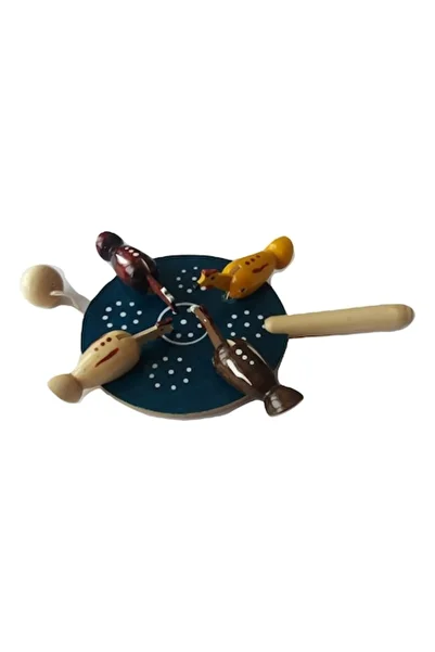 AZI Toy with chicks, hens, blue