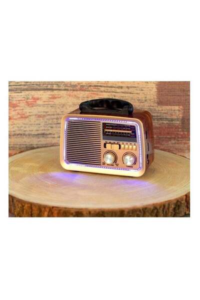 EGG Retro Bluetooth Radio AM/FM/SW, Portable, MP3/USB/TF, Solar/USB Charging, Clear Sound