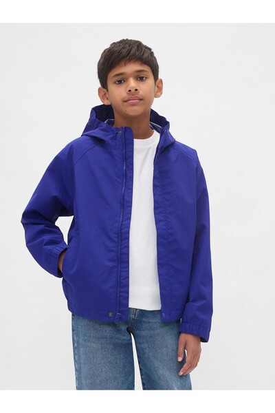 GAP Erkek Çocuk Mavi Çocuk Yağmurluğu
