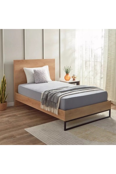 Home Box Ferum Micro Jersey Twin Fitted Sheet - 120x200+30 cm