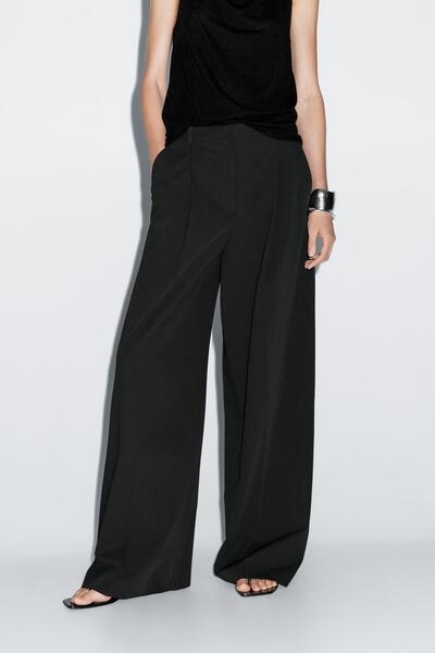 Massimo Dutti Pensli geniş paça pantolon