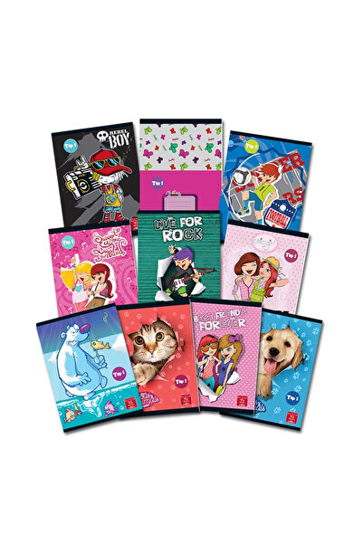 PIGNA Caiet tip I, A5, 24 file, Clasic