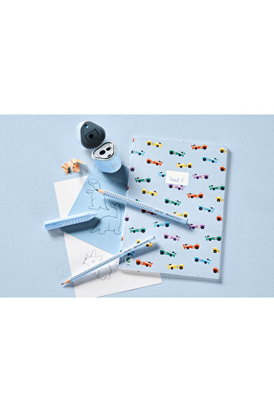 Faber Castell Μολύβι Faber-Castell τριγωνικό B γραφίτη λαβή 2001 γαλάζιο