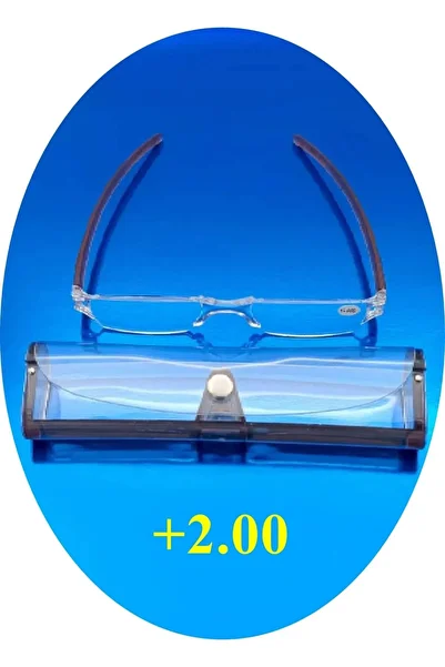 TAN EXPRESS +2.00 Book Reading Glasses & Computer Glasses & Near Glasses 1 Piece