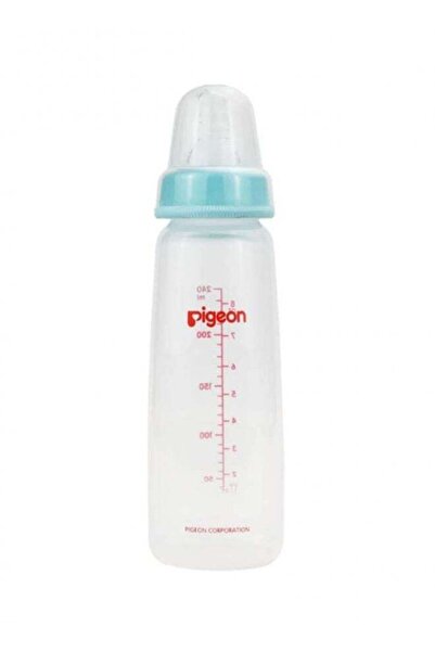 Pigeon Slim Neck Plastic Bottle Multicolour Clear 240ML - Assorted
