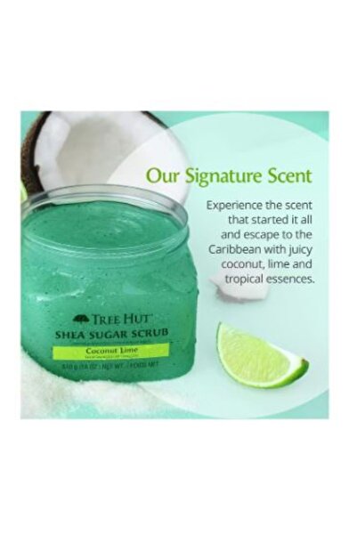 TreeHut Tree Hut Coconut Lime Shea Sugar Scrub 510g/18oz