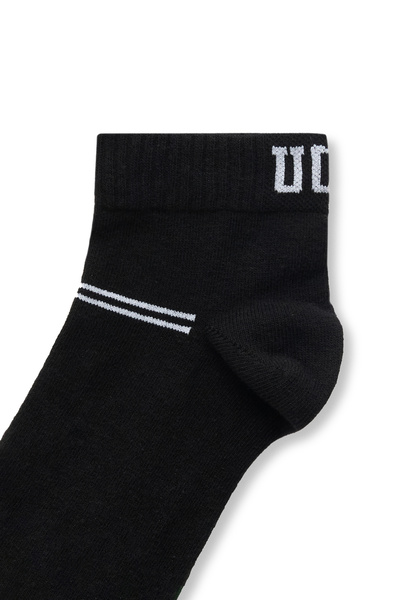 UCLA Brennus 3-Pack Black Long Jacquard Standard Fit Unisex Socks