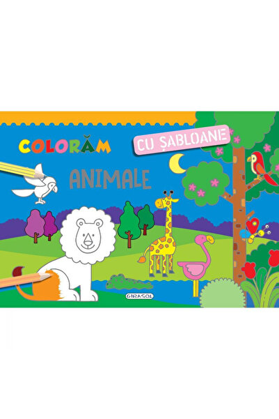GIRASOL Coloring with stencils - Animals