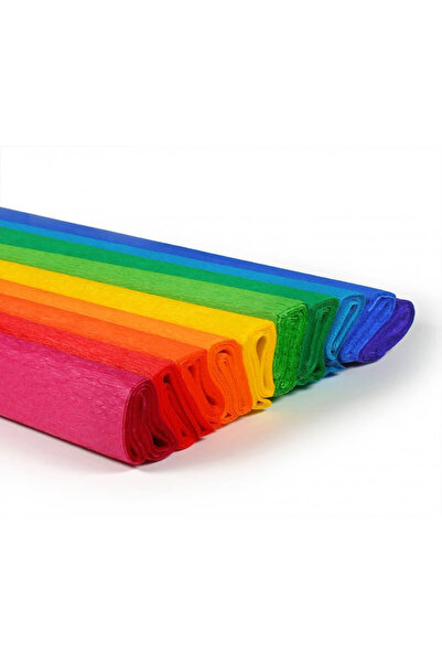 Koh-İ Noor Hardmuth Hârtie creponată 10 culori Curcubeu - Mini