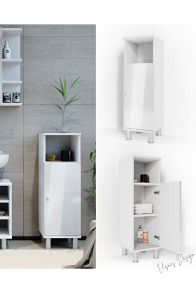 VISNES Dekoratif Banyo Dolabı | Çok Amaçlı Dolap | Mutfak Banyo Kiler Dolabı