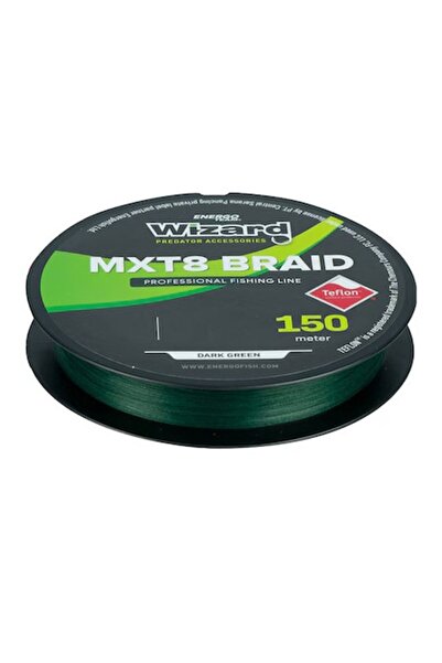 wizard Împletitură MXT8, Verde Închis, 0.25mm, 150m, 20.2kg