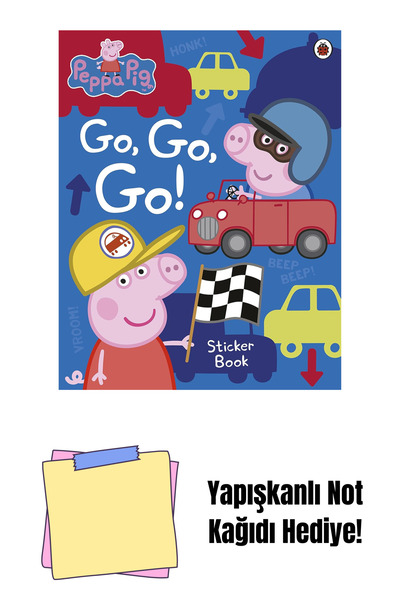 Bloomsbury Peppa Pig: Go, Go, Go! : Vehicles Sticker Book + Adhesive Note Paper