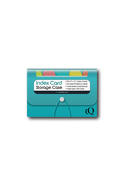 IQ Index Card Poly Case 03566