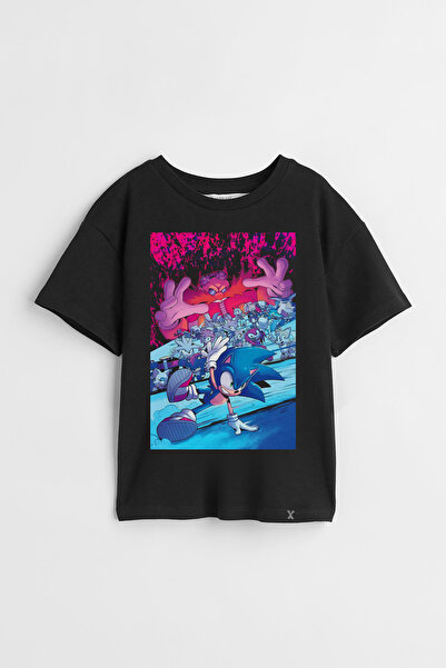 Darkia تي شيرت مطبوع بتصميم خاص للأطفال للجنسين من Sonic Anime Game