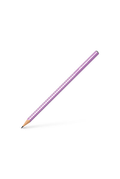 Faber Castell Μολύβι Faber-Castell τριγωνικό γραφίτη B sparkle purple metallic 2023