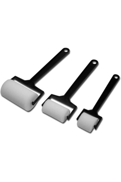 Meyco Set of 3 rollers, sponge rollers for painting and decorating