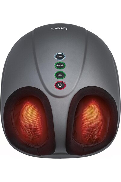 BREO جهاز تدليك القدم شياتسو مع وظيفة التسخين، وعجن الأنسجة العميقة، والتدليك...