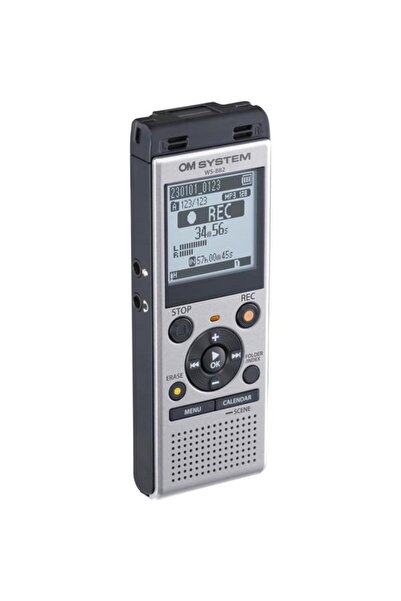 Olympus Stereo Recorder OM System WS-882 (4GB), MP3 (Stereo), PCM Linear (Mono), Silver