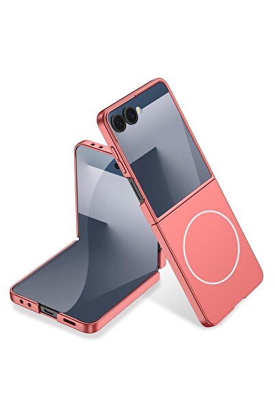 AktarMobile Galaxy Z Flip 7 uyumlu MagSafe Kılıf Kamera Korumalı Premium Kapa...