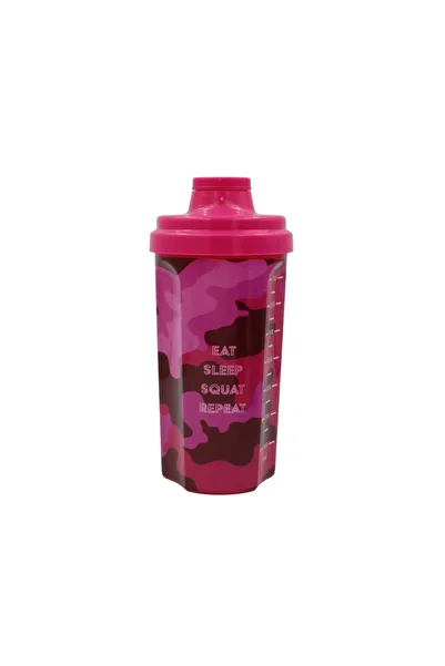 Gift Design Shaker Eat Sleep Squat Repeat, Koopman, pink color, 700ml