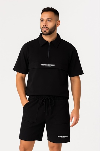 STITCH by MH Mens Zipper Polo set
