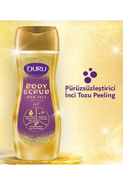 Duru Body Scrub Duş Jeli Gold 450ml