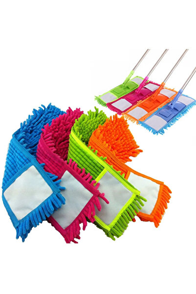 Parmeva Makarna Mop Microfiber Sap + Aparat + Mop Temizlik Mopu Yer-Dolap Silme Bezi