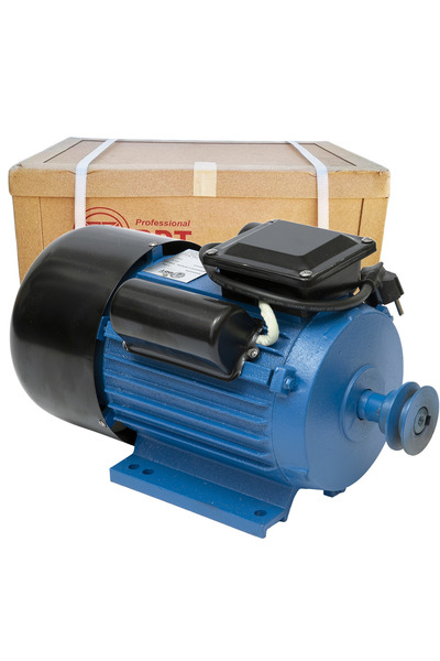 broman Set motor electric monofazat 3 Kw 1500 Rpm 100% CUPRU + condensatoare ...