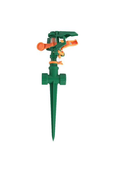 MXM Aspersor din plastic verde/portocaliu cu 6 moduri de dispersie, prin atin...