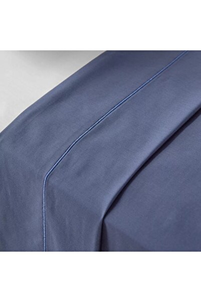 Home Centre Aspen Cotton Bamboo Sateen 300 Thread Count Super King Flat Sheet - 260x270 cm